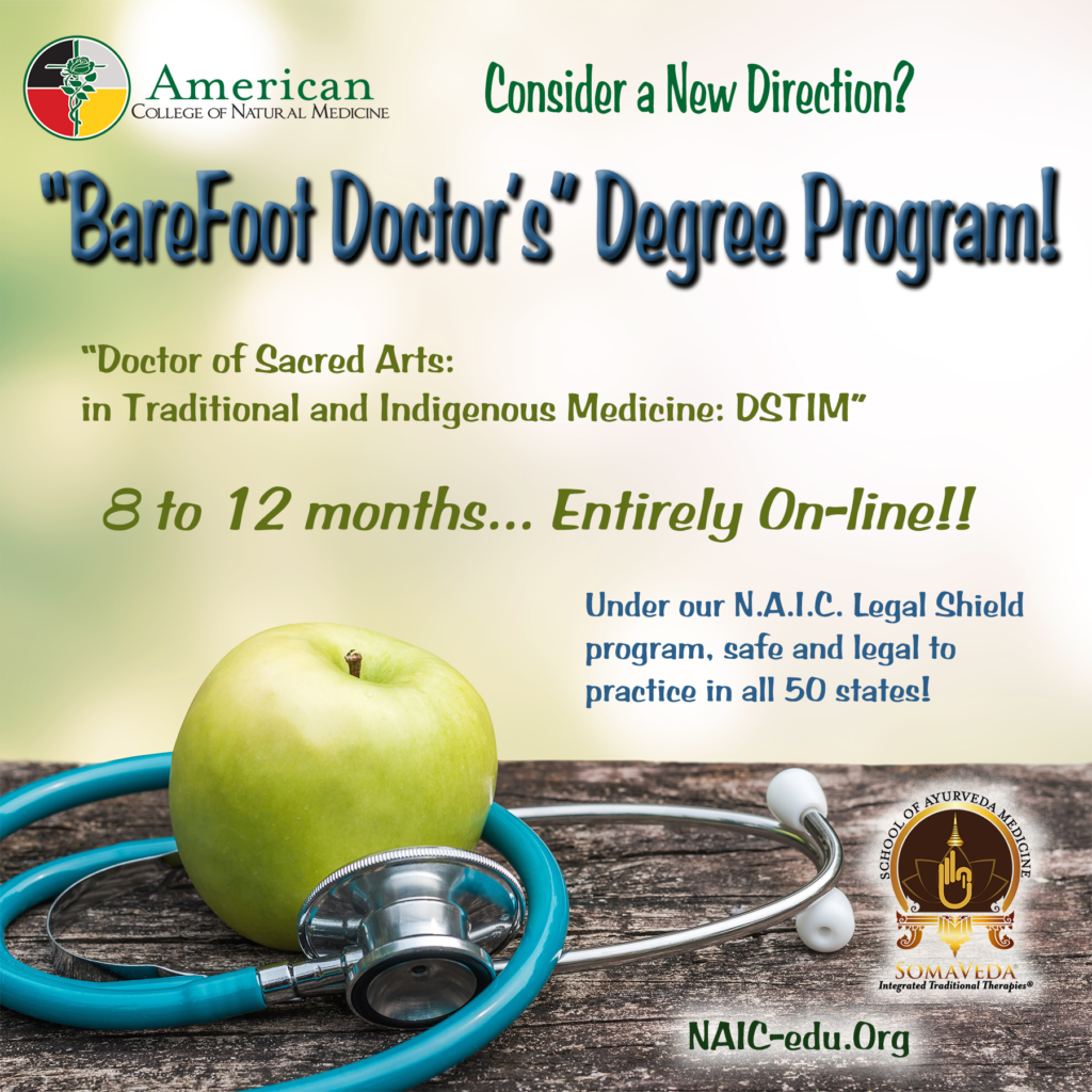 American College of Natural Medicine, Doctor of Sacred Traditional and Indigenous Medicine