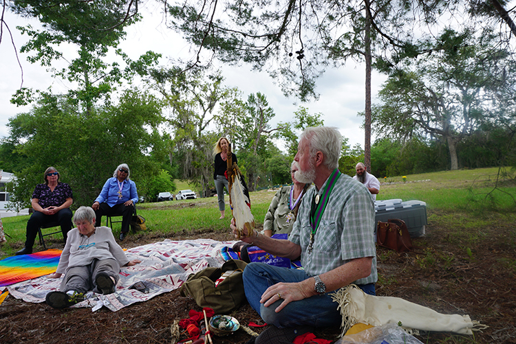 ACNM Graduation Brooksville, FL NAIC LCHT Adoption Ceremony and Sacred Pipe.