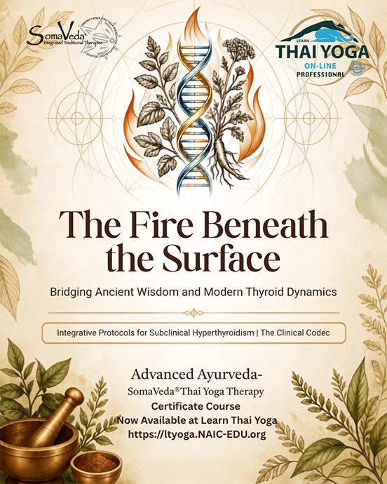 Ayurveda and Thai Yoga Solutions for Thyroid Disorders Course flyer